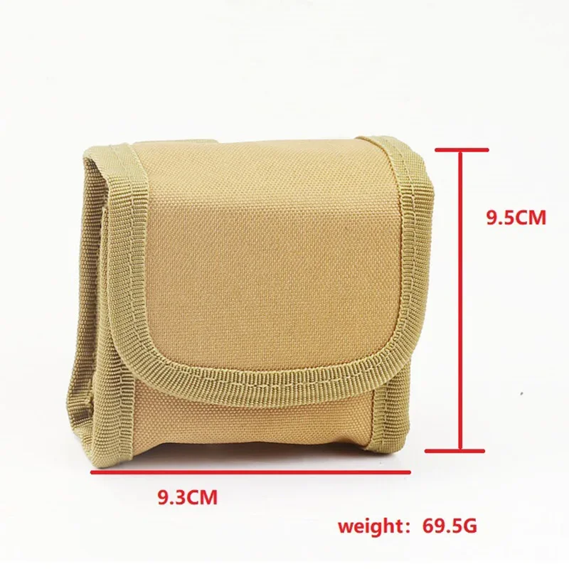 Tactical 6 Rounds Shell Holder Ammo Bag Molle Bullet Holder Pouch Rifle 12/20 Gauge Shotgun Cartridge Shooting Hunting Pack view 2