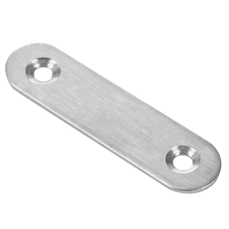 A84E-60Mm X 16Mm Straight Repair Joining Mending Flat Plate Bracket 100Pcs