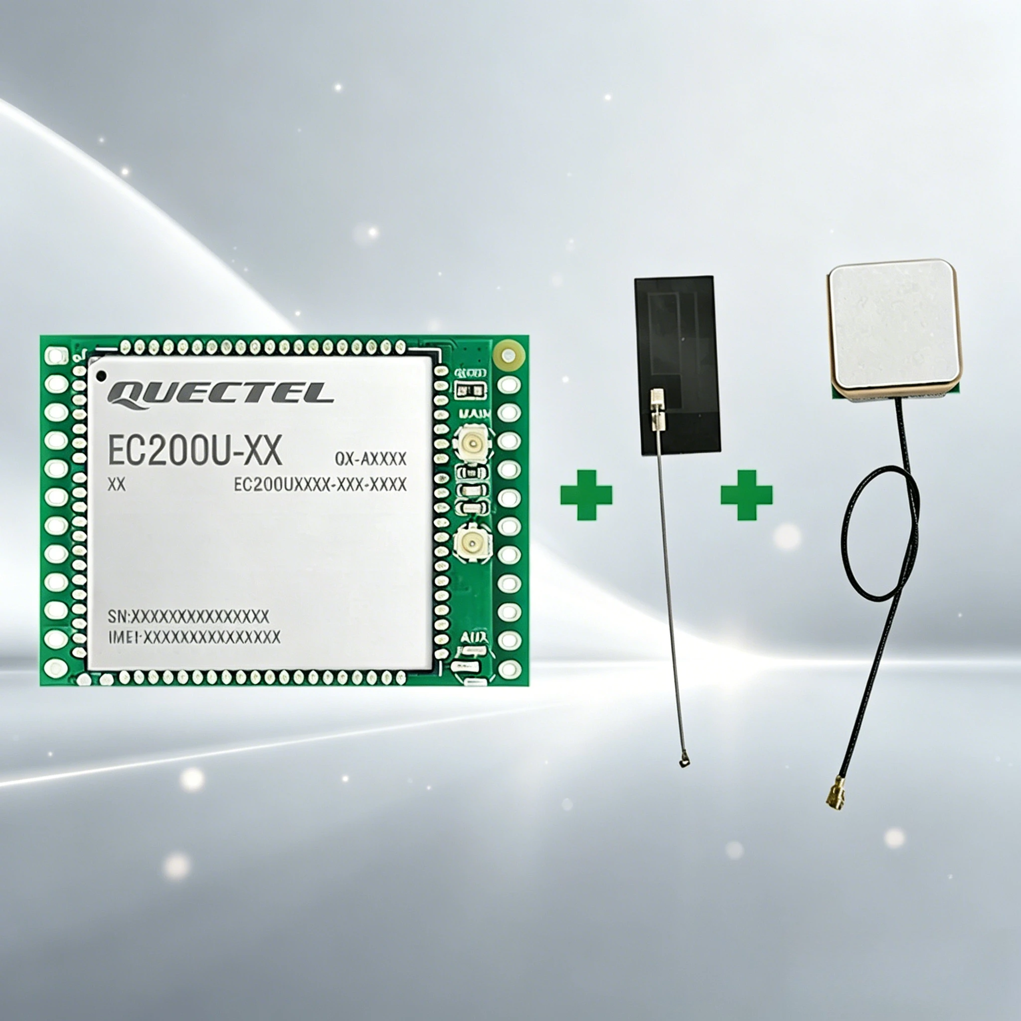 quectel-lte-cat-1-ec200u-au-ec200u-eu-iot-m2m向けに最適化されたモジュール-ec200u-シリーズボード-gps対応および非対応