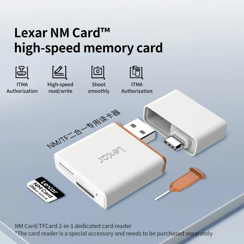 Original Lexar NM Card 256GB Nano Card High Speed Flash Phone Memory Card Max 90MB/s NM Card 128GB For Huawei  Phone