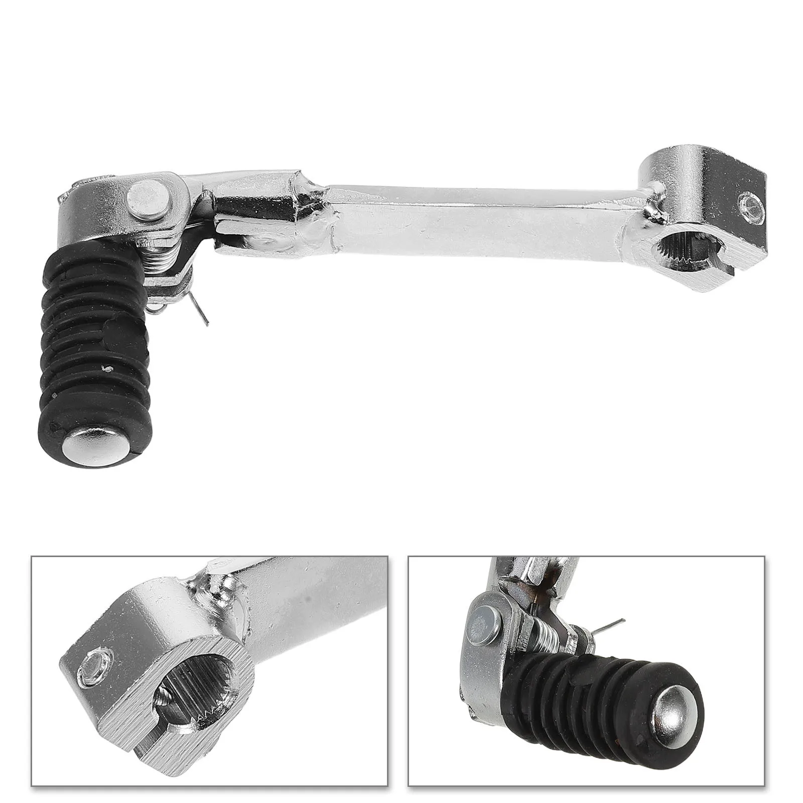 

Folding Gear Shift Lever Universal Silver Metal Heavy Duty Precise Engagement Compatible for 50cc-160cc Dirt Bike