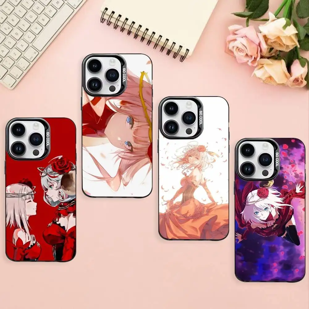 

T-Takt op destiny Phone Case For iPhone17,16,15,14,13,12,11 Plus,Pro Max Black Border Silver Plated Cover