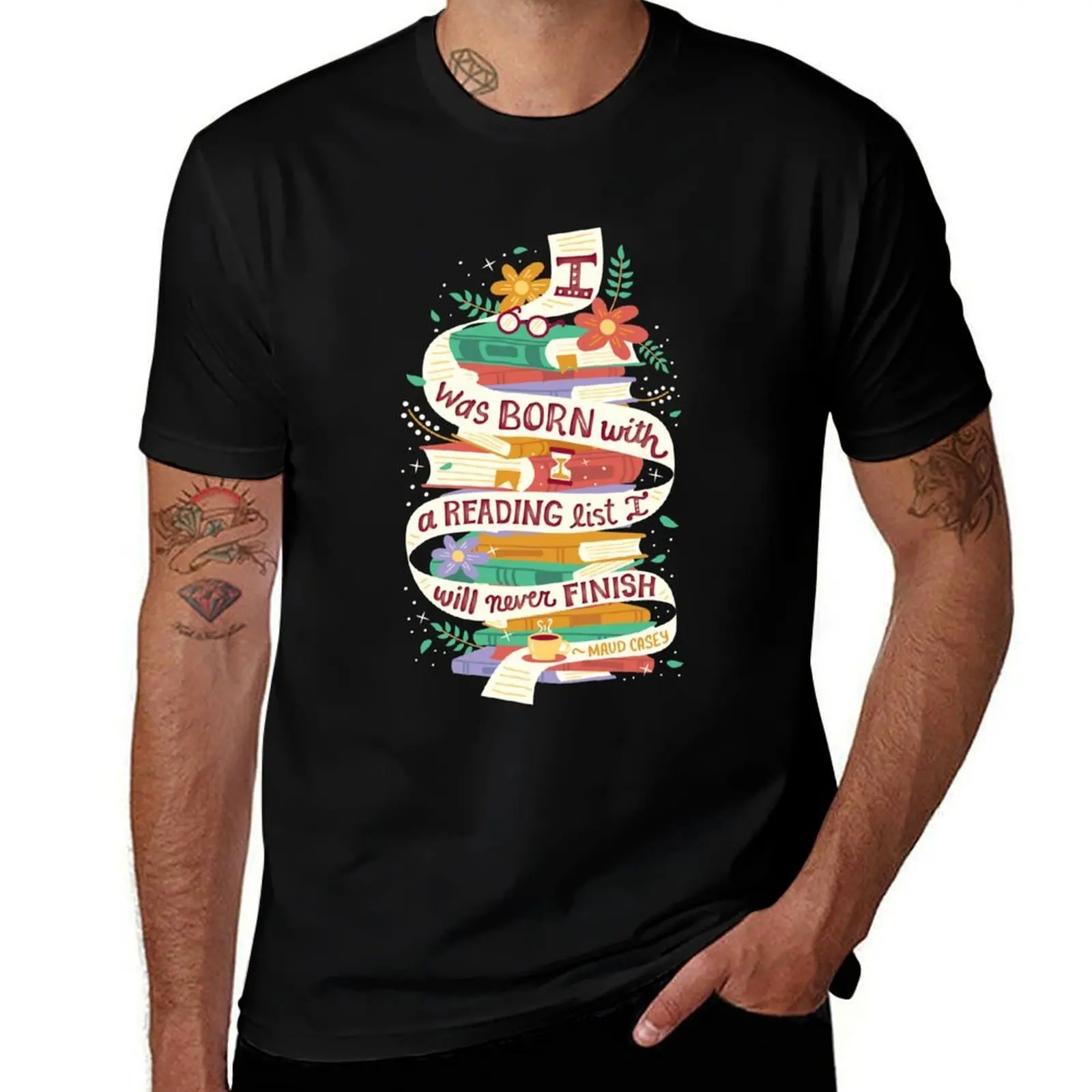 

Reading list T-Shirt anime tshirt man t shirts for men T-Shirt