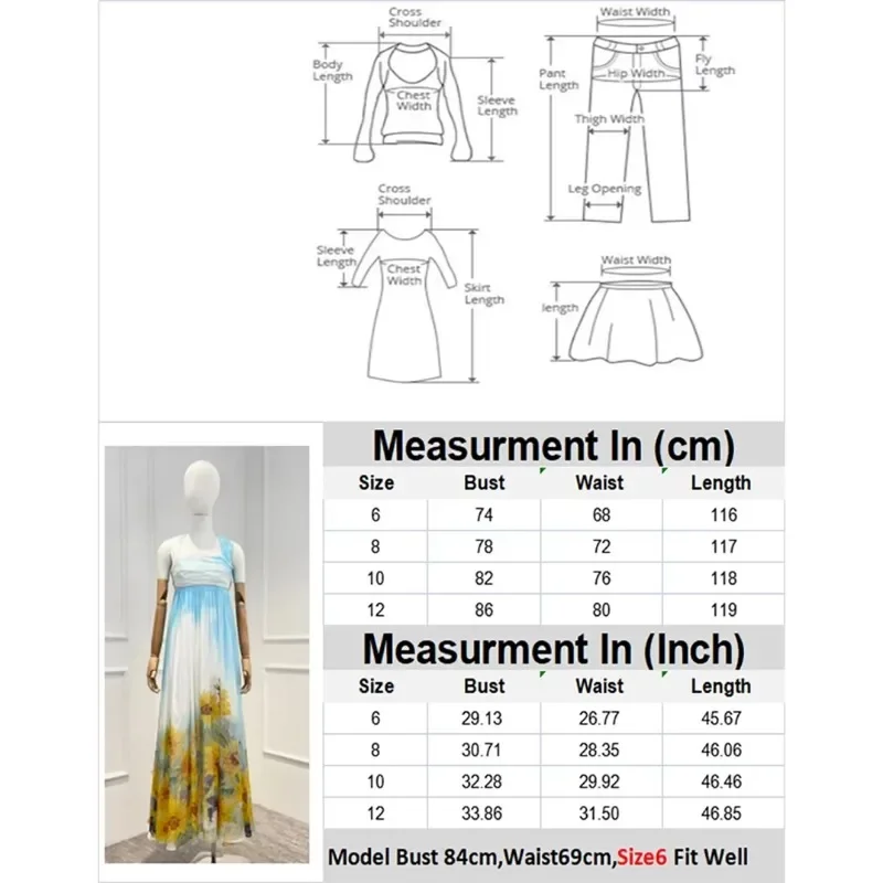 Draped Bodice Pleated Voluminous Skirt Maxi Dress Top Quality Gorgeous Beach Style 2025 New Collection Halterneck Print