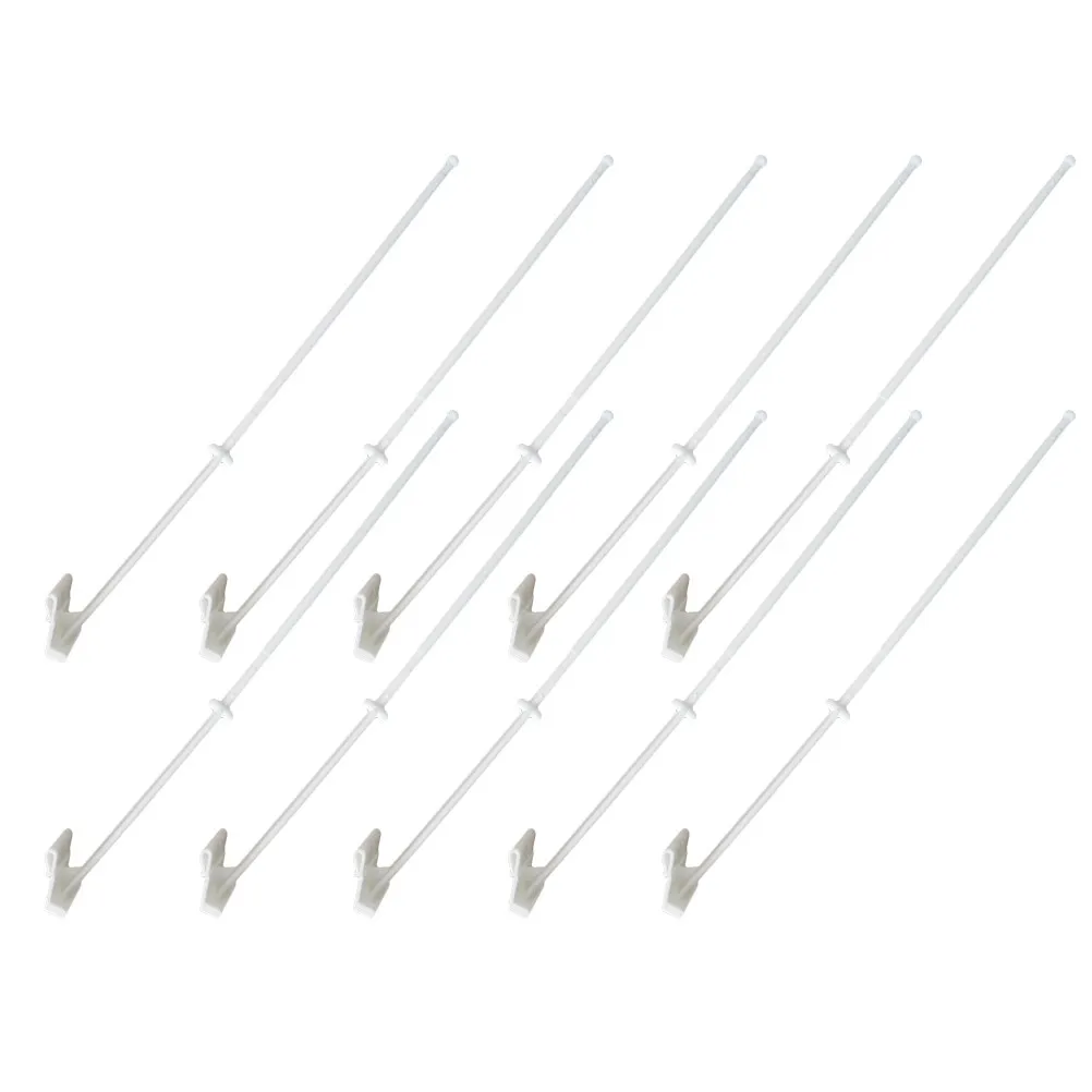 10Pcs Flag Frames for Car Window Clip on Flag Holder Set Works on Vehicle Truck Bus Easy Install Nation Team Safety Warning