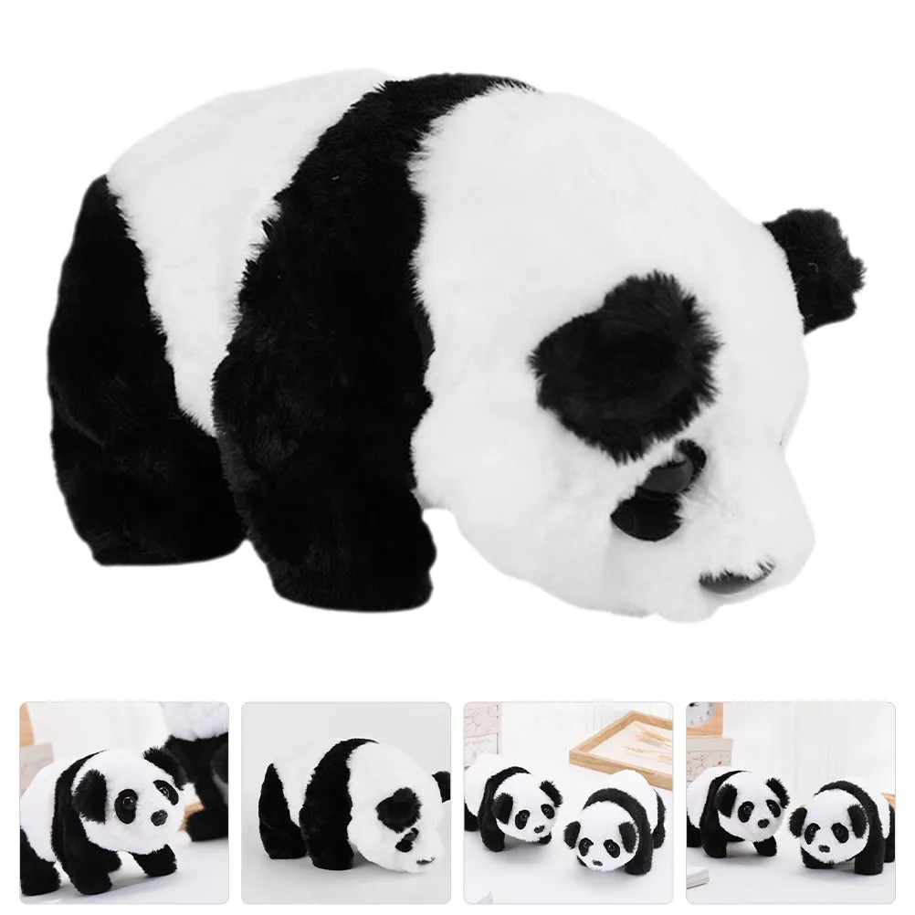 

Интерактивная электрическая панда для детей: развивающая слух, моторику и навыки ползания, с функцией покачивания головы, премиум-класс, мягкая игрушка