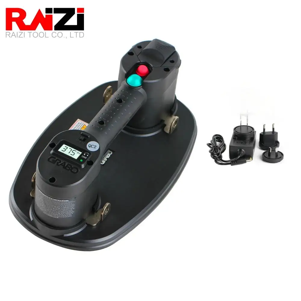 Raizi GRABO sollevatore elettrico portatile a ventosa per piastrelle di vetro di granito strumento di sollevamento pesante sollevatore di sollevamento di lastre pesanti