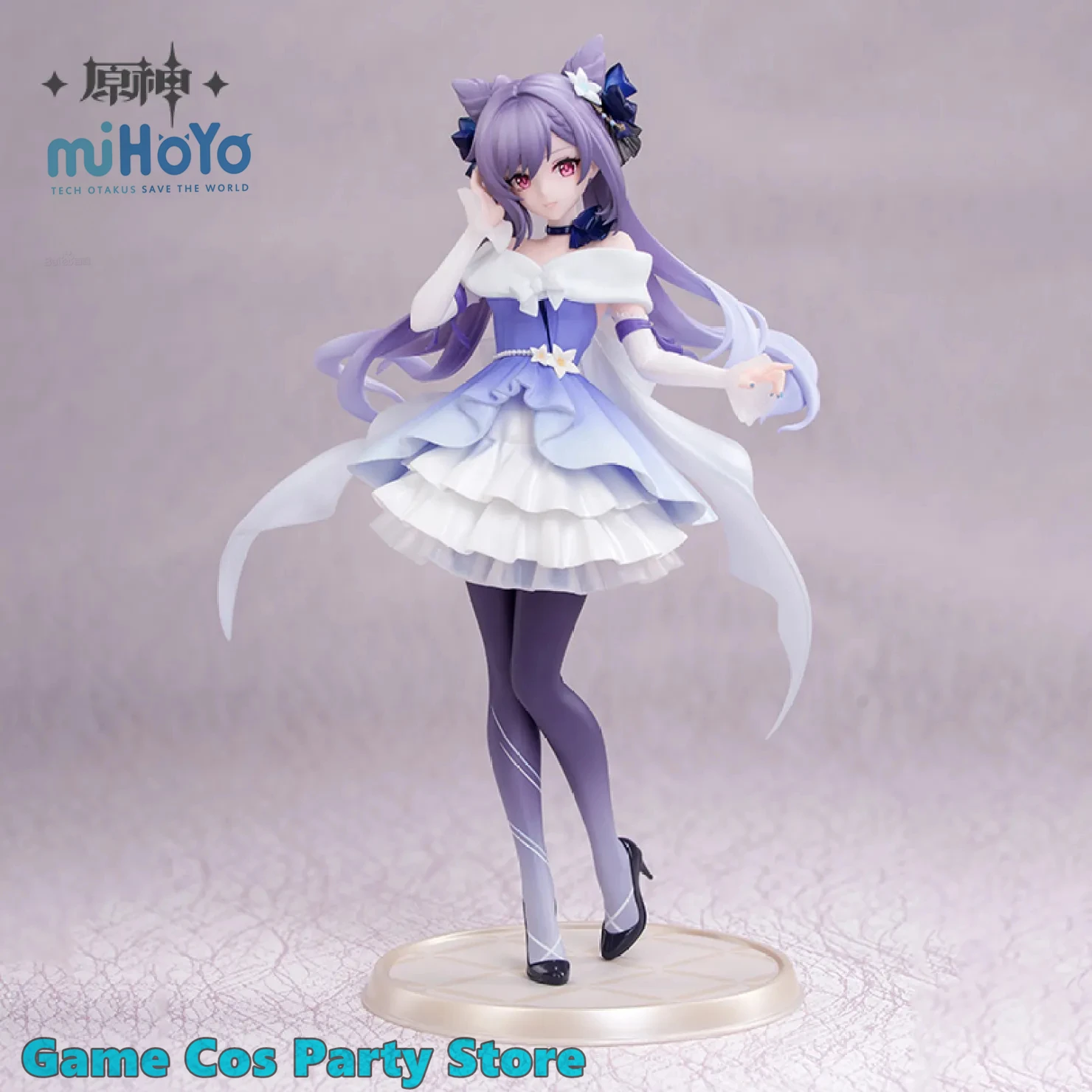 

[Подлинный] Keqing Resplendent Feast Ver. 1/8 статуя miHoYo игра Genshin Impact оригинальные мультяшные куклы аниме косплей модель подарки