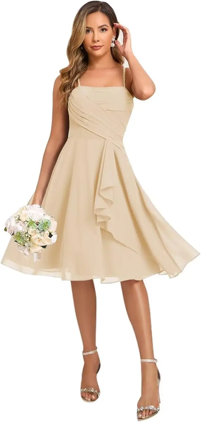 chiffon-spaghetti-strap-short-bridesmaid-dresses-with-pockets-a-line-pleated-formal-party-gown-evening-dresses-ball-gown