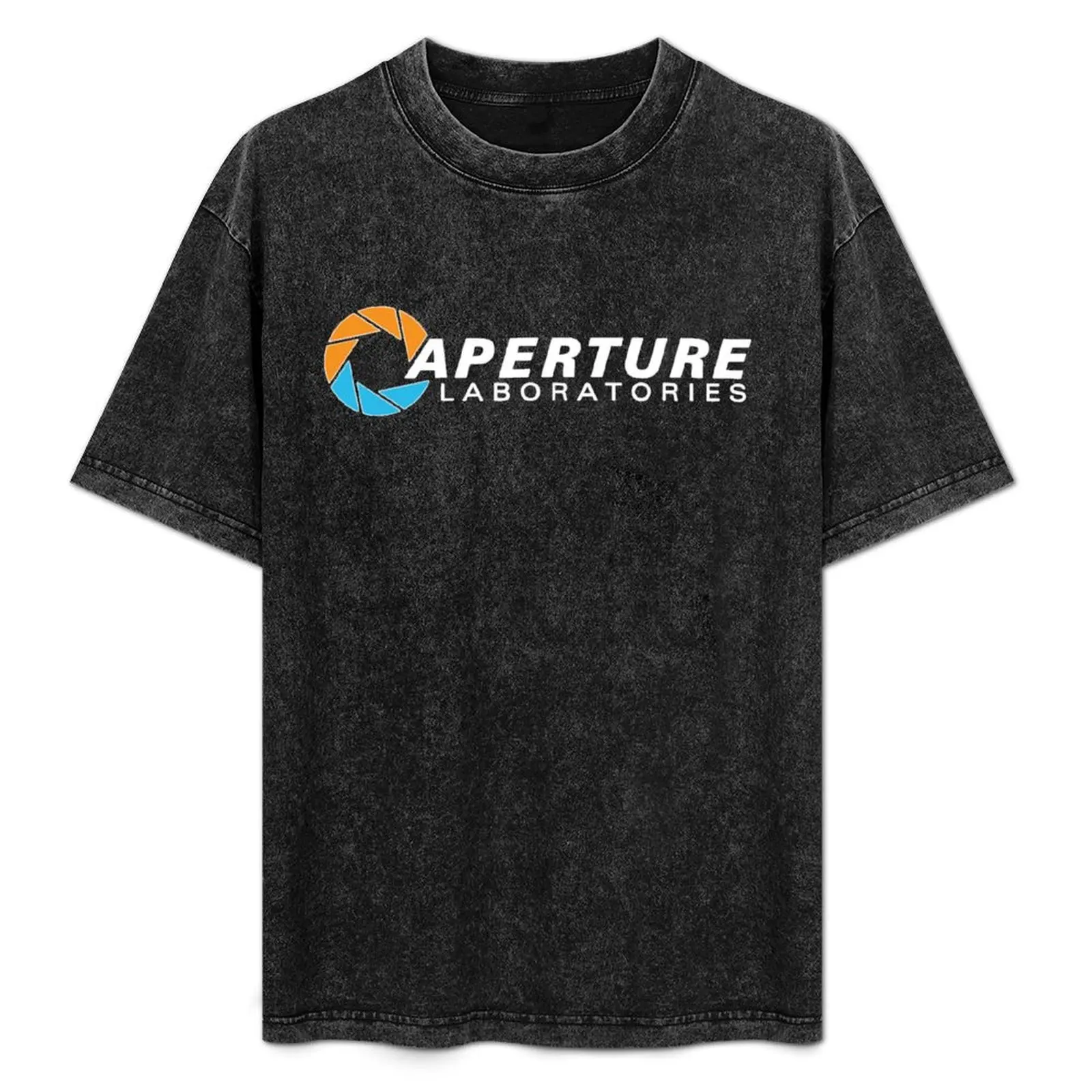 Portal Aperture Science Logo Colors 1 T-Shirt kawaii clothes for a boy animal prinfor boys t shirt men