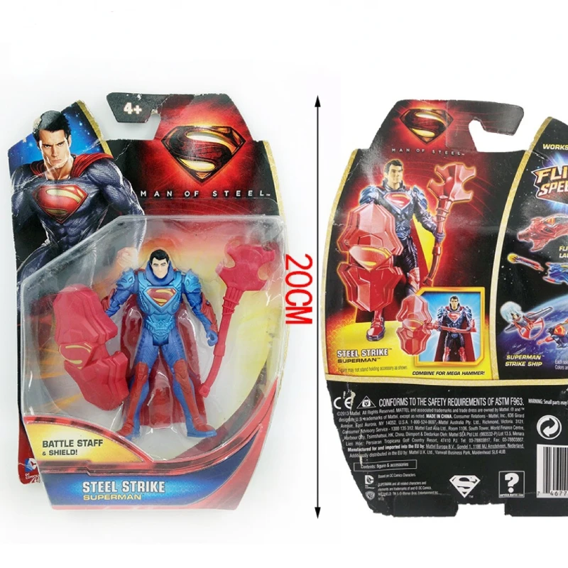 الأصلي خارقة رجل الصلب 3.75 بوصة عمل الشكل الأساسية أنيمي دمية نموذج اللعب دمية جمع مكتب الديكور #3