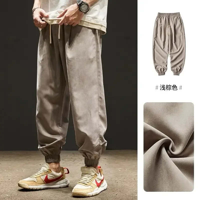 Men Baggy Pants Sweatpants Thin Trouser Summer Jogger Pant Cargo Casual Vintage Harajuku Men's Clothing Track Pants