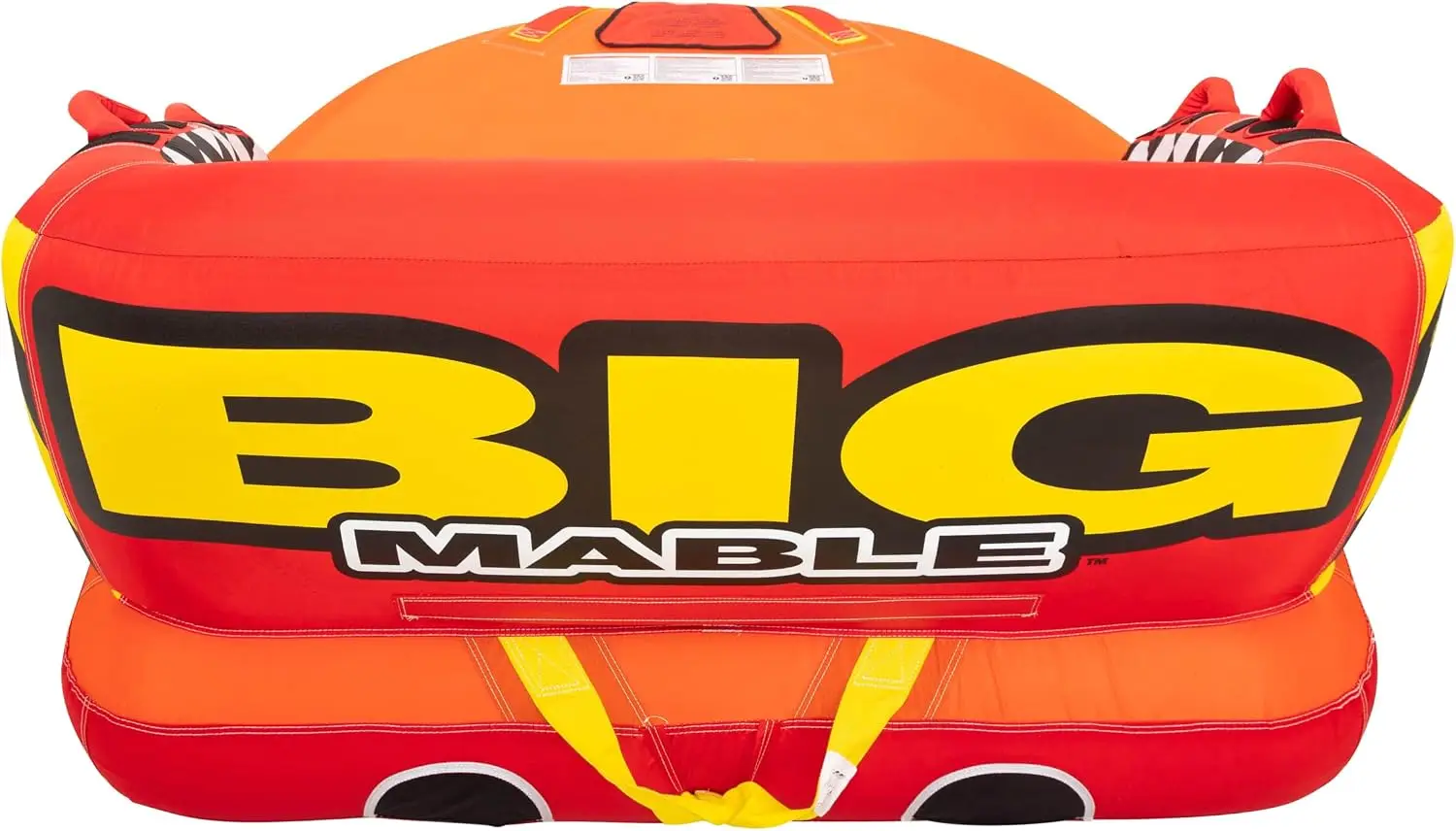Towable Inflatable Boat Tube Riders Water Nylon Cover EVA Foam Pads Dual Tow Point Speed Safety Valve