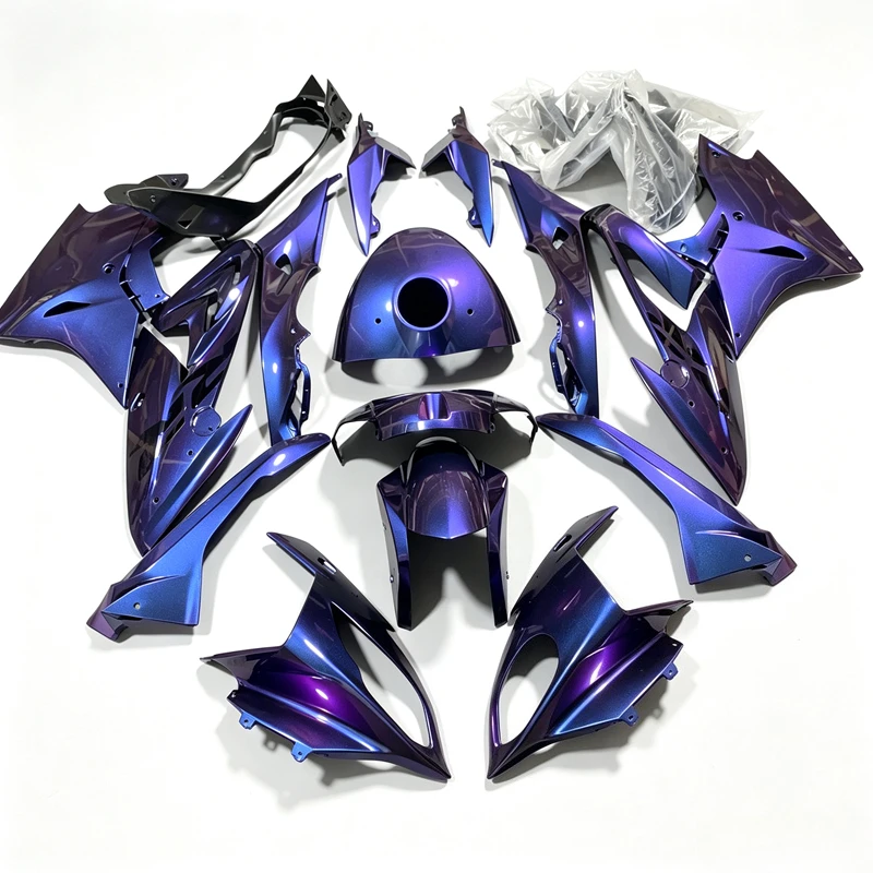 Motorcycle Fairings Kit Fit For S1000rr 2017 2018 Bodywork Set High Quality ABS Injection New Blue-purple chameleon