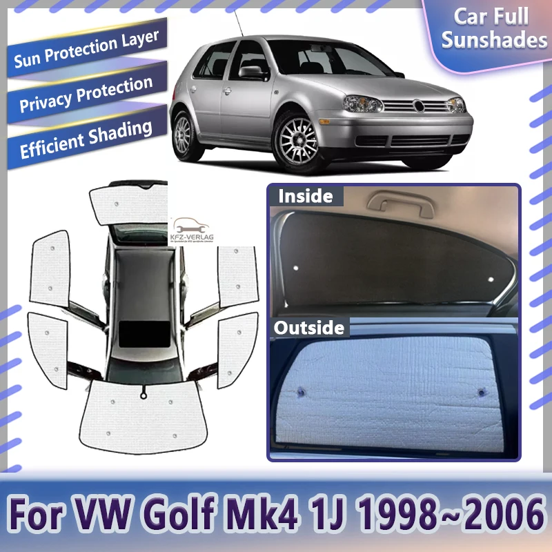 

Car Full Sunshade For Volkswagen VW Golf Mk4 1J 1998~2006 Windshield Window Visor UV Protection Shades Cover Auto Accessories