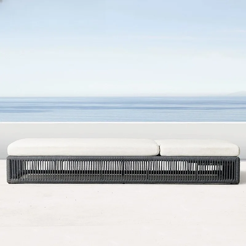 Outdoor villa, courtyard, pool, beach chairs, relaxing garden, terrace, sunbathing