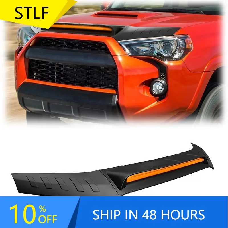 

Zuimi High-end Gobison Matter Black Carbon Fiber Hood Shield For 4RUNNER 2014-2024 Car Sand Shelter Bracket