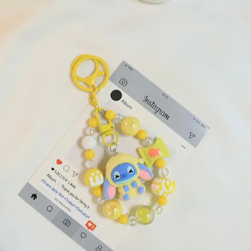 1 قطعة سلسلة مفاتيح عبر الحدود دمية لطيفة على شكل قلب فتاة معلقة للطلاب