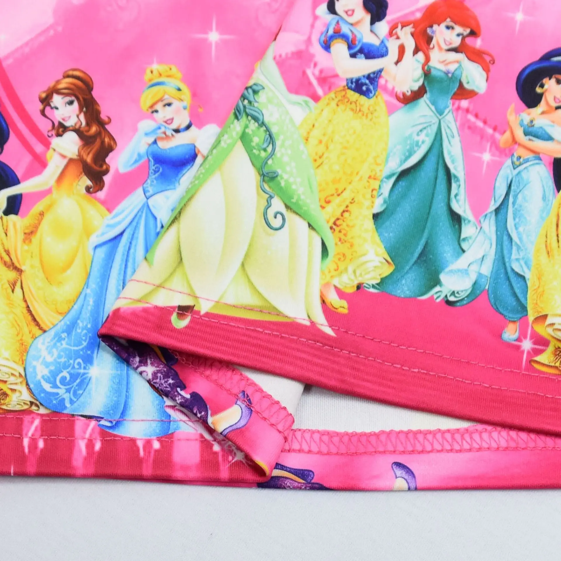 2024 Cinderella Snow White Princess Children\'s Girls Dress Long Hair Belle Mermaid Dress Skirt Birthday Party Gift for Kids