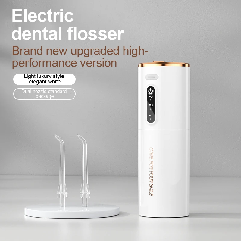 Portable Water Floss USB Rechargeable Oral Irrigator 280ML Electric Tooth Cleaning Device 3 Modes Waterproof Irrigator