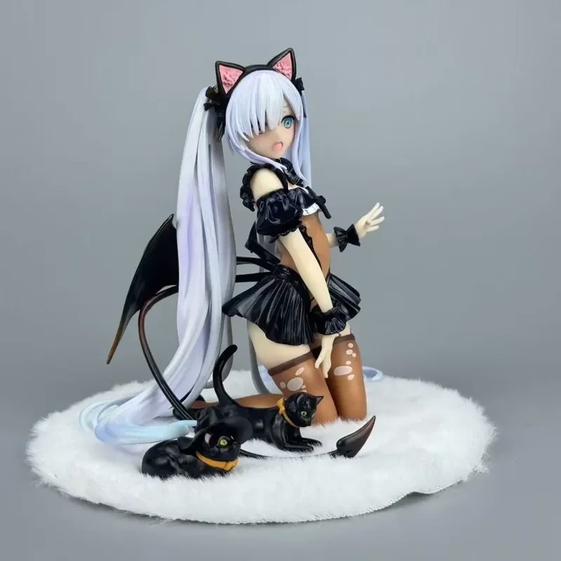 

Аниме-фигурка Janus Nekomimi Devil, 13,5 см, коллекционная статуэтка из ПВХ, милая кошечка-девочка, игровой аксессуар, декор для рабочего стола для фанатов аниме и отаху.