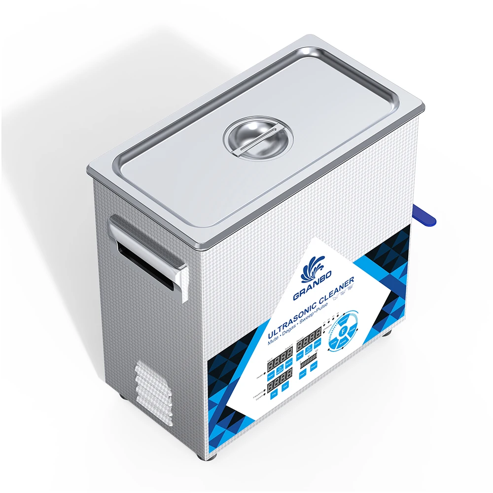 جرانبو آلة التنظيف بالموجات فوق الصوتية 6.5L 150 واط 28/33/40 كيلو هرتز الرقمية الاجتياح نبض الموجات فوق الصوتية الأنظف لمختبر خلط مستحلب