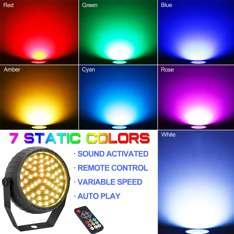 Stage Strobe Light RGB LED Halloween Strobe Lights With Sound Activated Remote Control For DJ Disco Party Birthday Wedding Dance