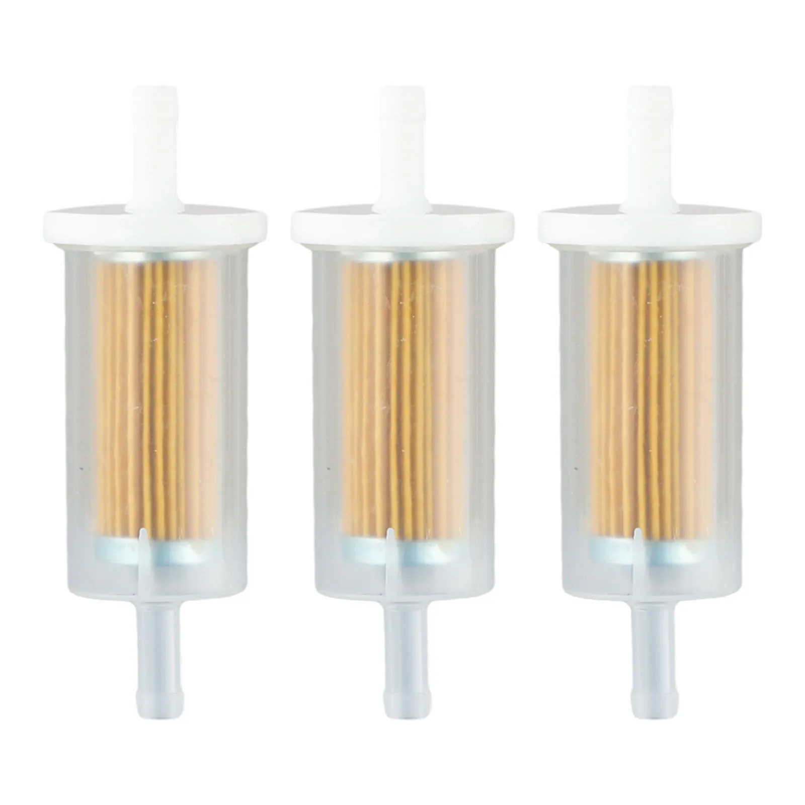 

3 Piece Fuel Filter Kit for Troy Lawn Mowers Replaces For 695666 691035 845125 Compatible with 1/4 Inch Fuel Lines