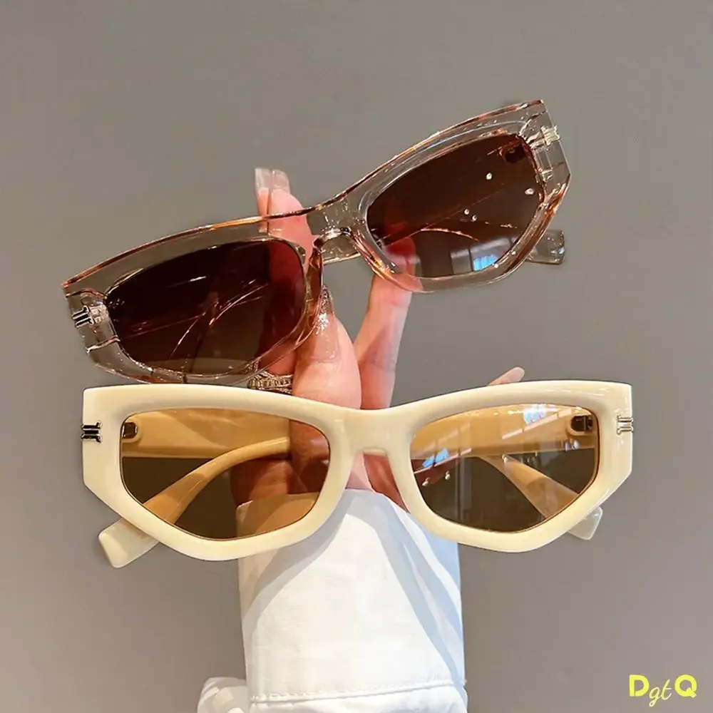 

DGTQYQ Cateye Vintage Sunglasses For Women Retro Fashion Cat Eye Sun Glasses Anti-UV Travel Fishing Eyewear Oculos De Sol UV400