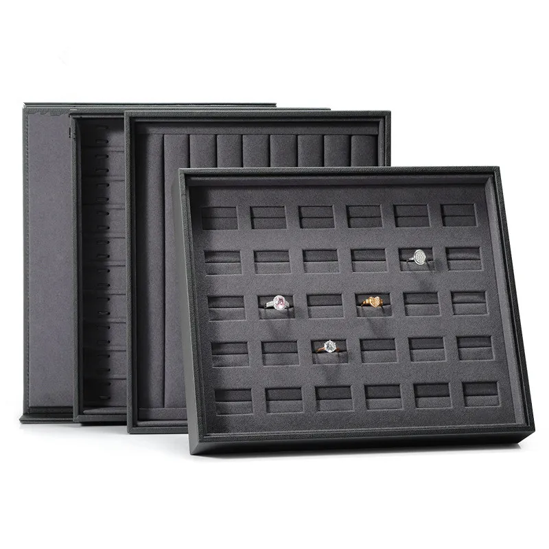 Large Capacity Jewelry Display Tray for Bracelets Rings Necklaces And Earrings Collectible Storage Organizer