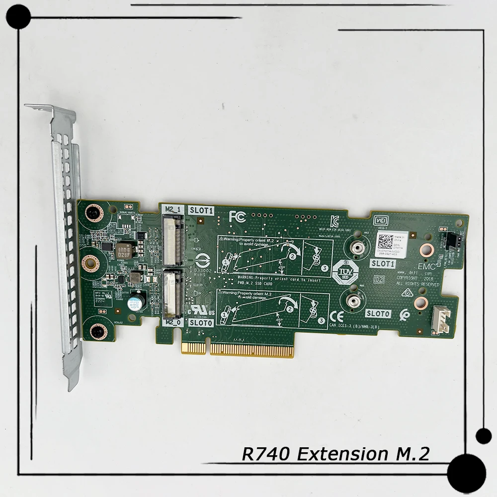 For Dell Server R740 Extension M.2 Boss Card Replaces 51CN2 051CN2  07HYY4 7HYY4