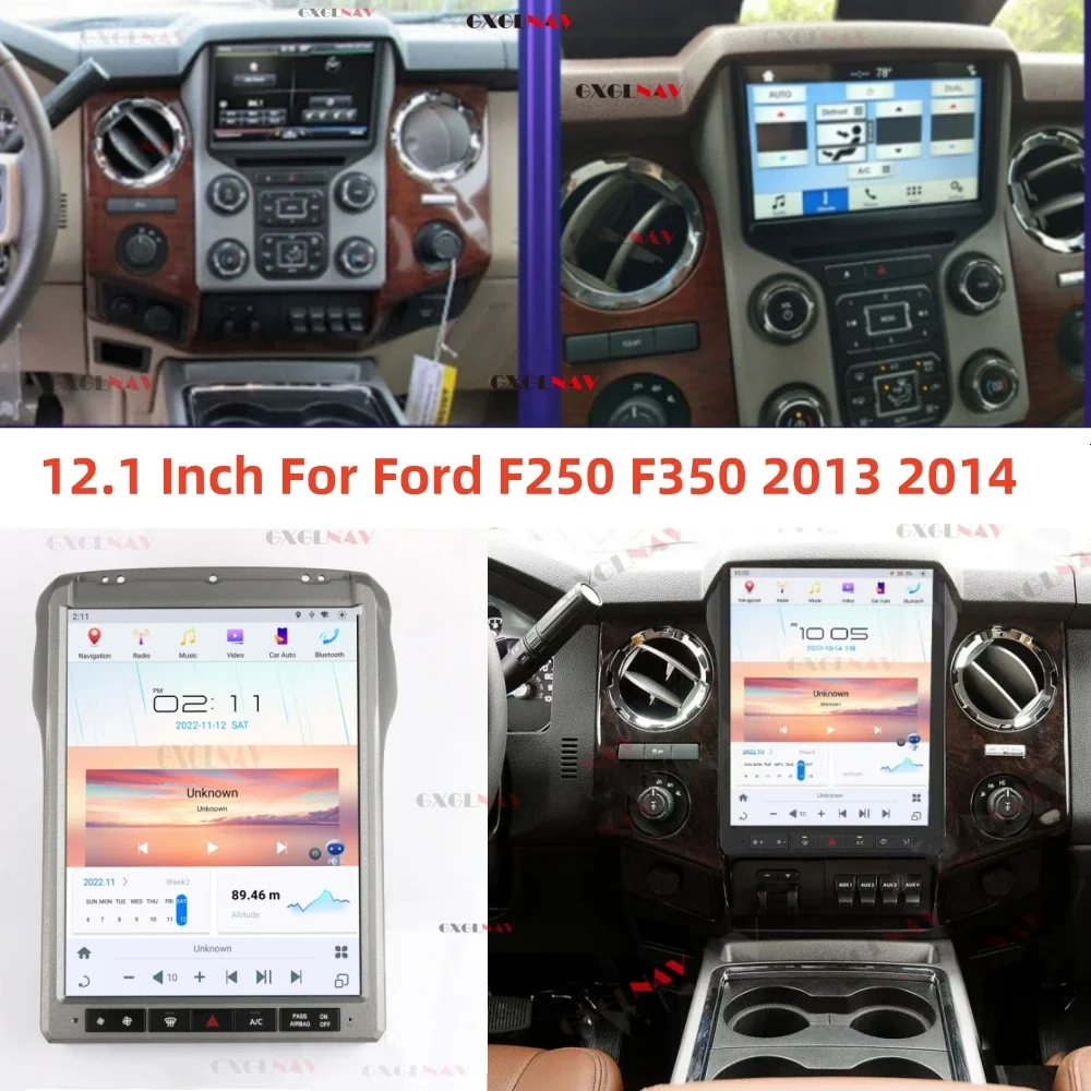 

12.1 Inch Android 11 Vertical Screen Radio For Ford F250 F350 2013 2014 GPS Carplay Car Multimedia Player Navigation Head Unit