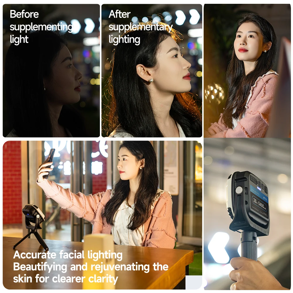 Portable Mobile Phone Photo Fill Light, Portrait Outdoor Indoor Photography Nail Art Live Broadcast Magnetic Suction Fill Light