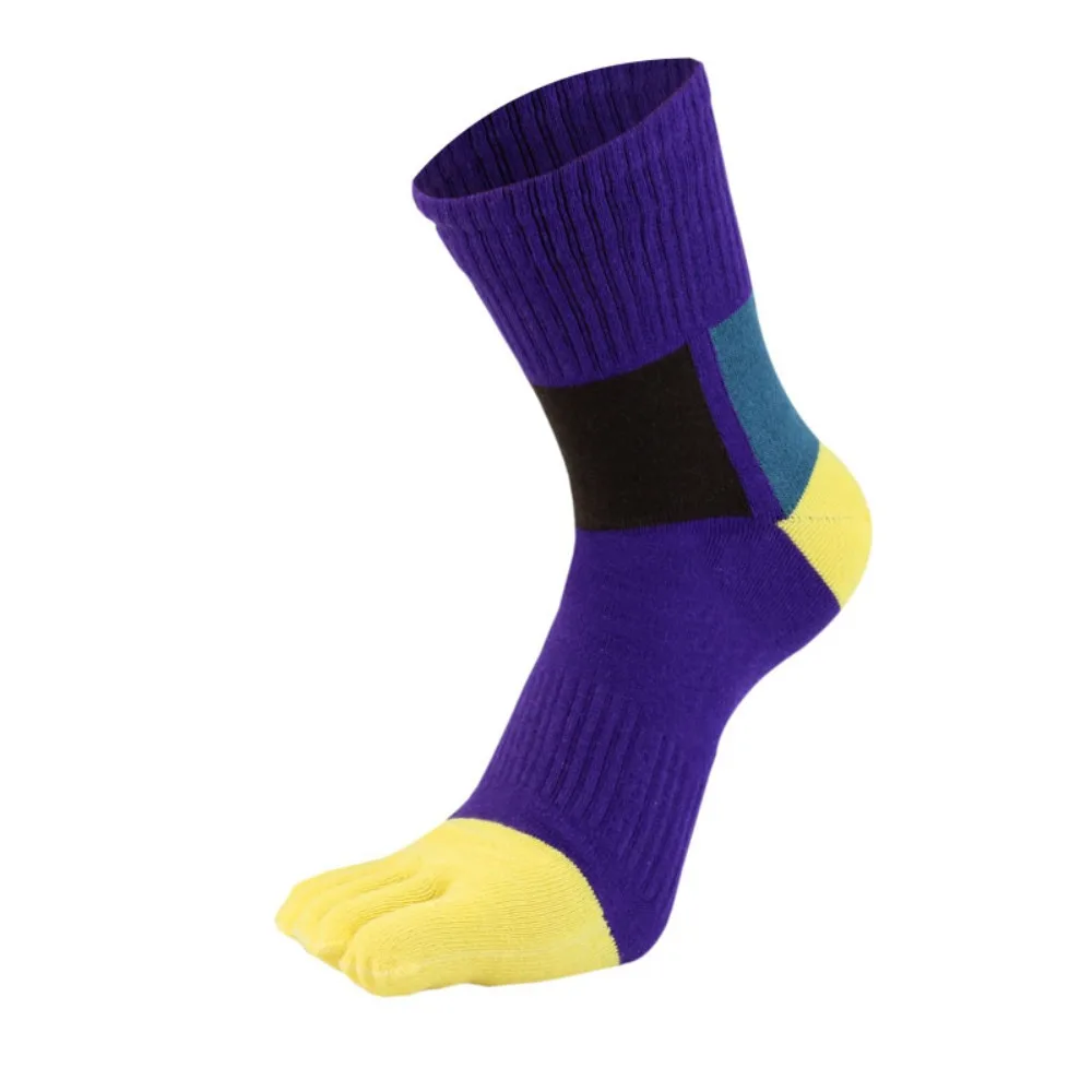 Fibra brillante antibacteriana con dedos del pie deporte EU 38-44 calcetines antisudor calcetines de cinco dedos calcetines de vestir con dedos de los pies calcetines del dedo del pie