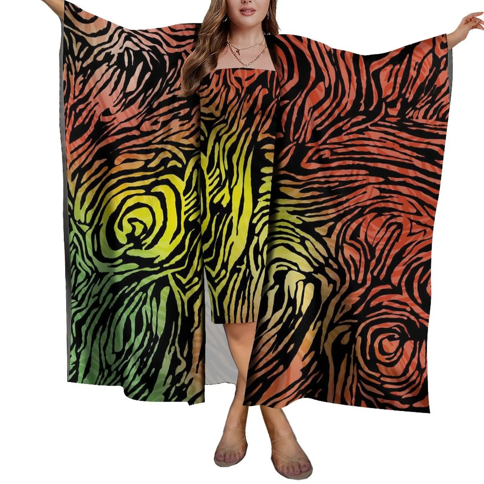 Custom Summer Wholesale Polynesian Pattern Printing Hawaiian Sarong Shawl Custom Floral Design Bandeau Cape Wrap Skirt