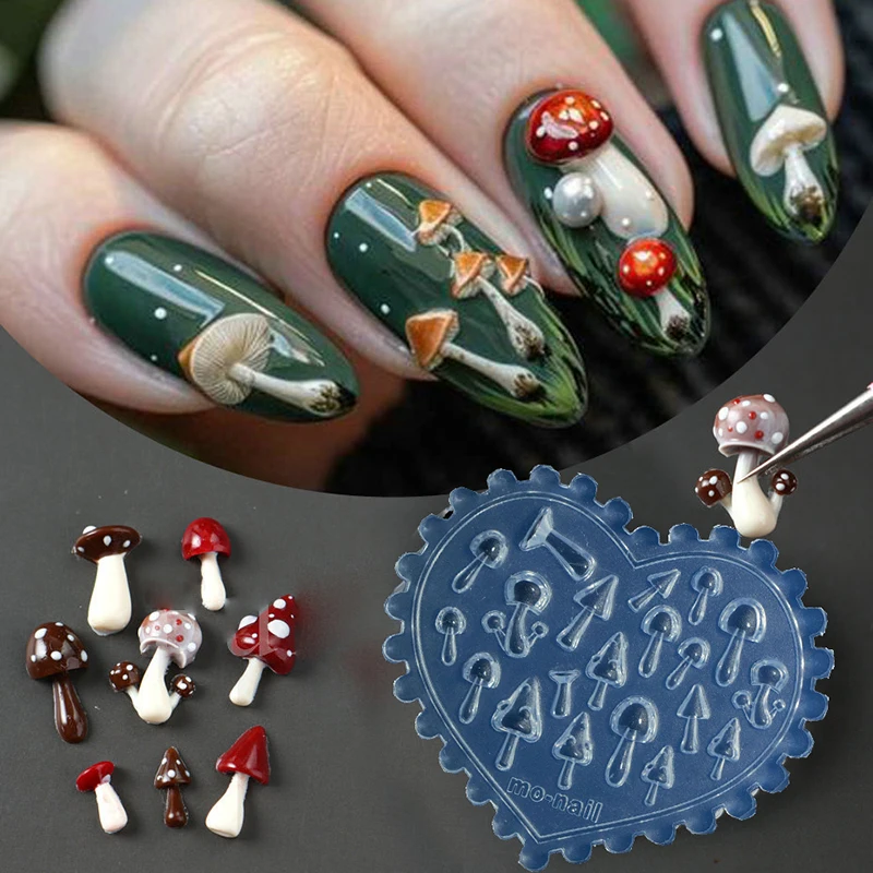 3D Flower Butterfly Snowflake Mold Nail Art Decoration Accessories DIY Nails Mold Silicone Decorative Nail Art Templates Mold