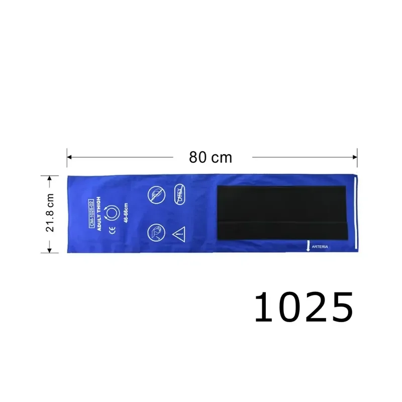 Reusable Cotton NIBP Cuff for Patient Sphygmomanometer Medical Consumable in Multiple Sizes 18-26cm 25-35cm 31-47cm