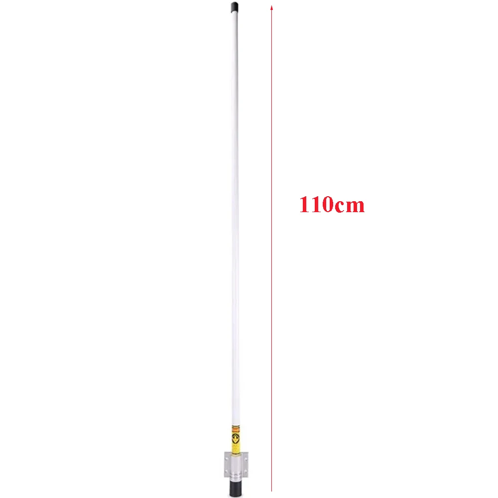 AIS VHF 156-163MHz Fiberglass Marine Antenna - Equipped with 10m & 3m Fishing Boat Cables for Seamless Communication