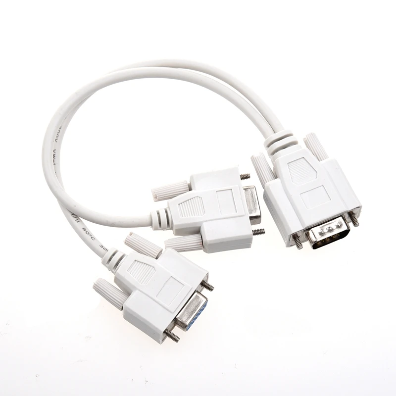 Best NEW 1 PC to 2 MONITORS SPLITTER CABLE FOR VGA VIDEO
