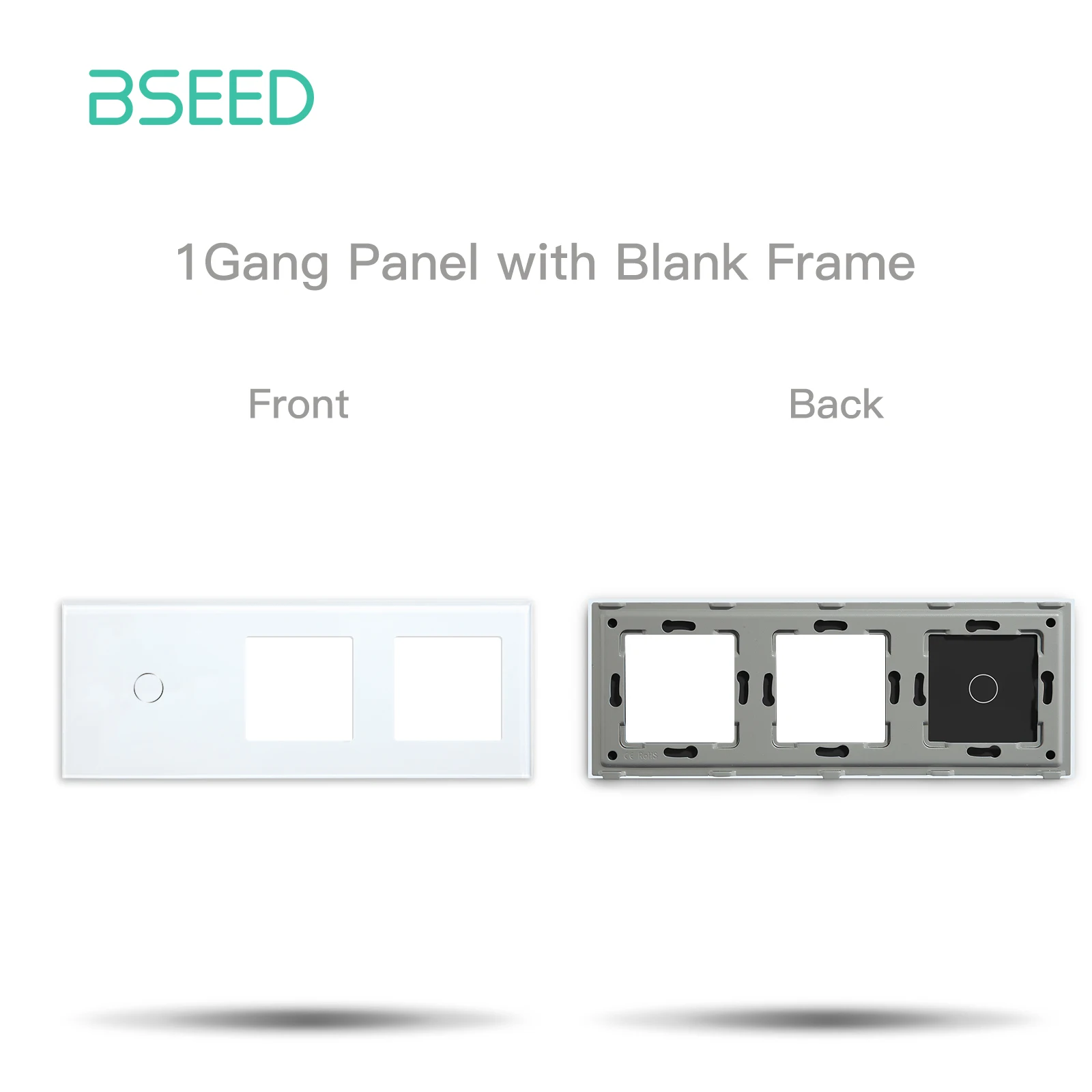 BSEED Zigbee 1/2/3Gang Touch Schalter 1/2/3Weg Funktion Basis EU Buchse Smart Stecker Glas Panel Buchse Rahmen DIY Kostenlose Kombinieren 8
