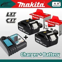 100% Genuine Makita 18V Battery 6000mAh, with LED Rechargeable Lithium Battery, for Makita 18V tools drill Replacement Battery