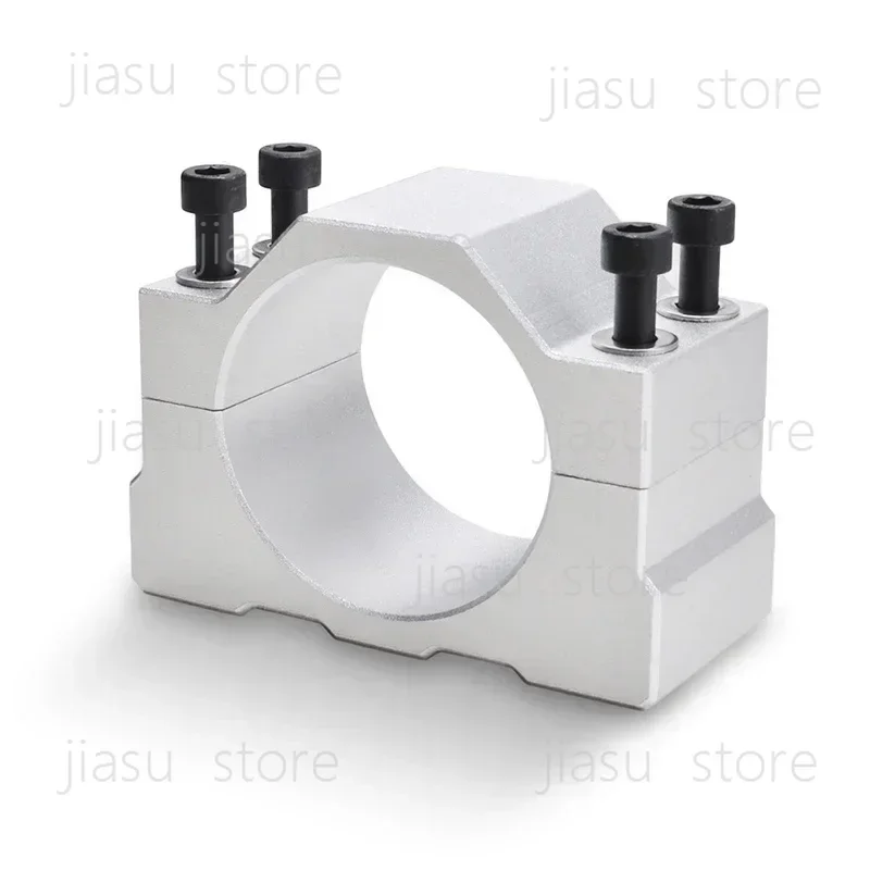 65mm 55mm 52mm 45mm Aluminum Spindle Clamp Motor Bracket with 4pcs Screw for CNC Engraving Router Machine Motor Mounting Holder
