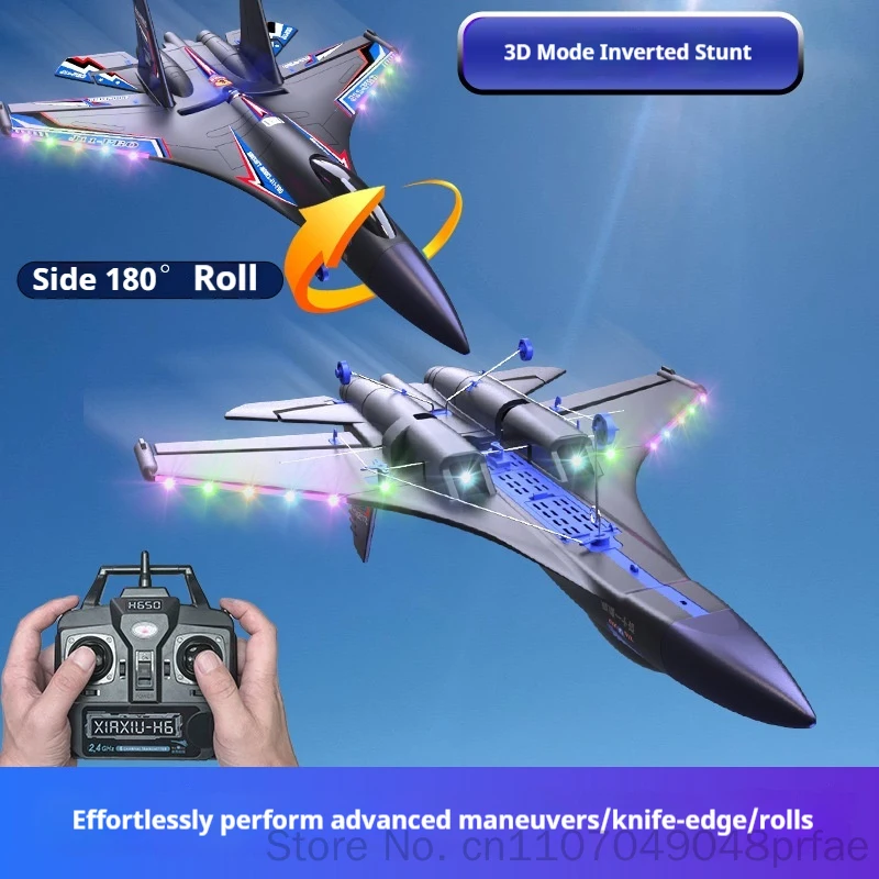 Remote Control RC Airplane J11 Pro Brushless Motor 6 Channel Waterproof Water Land Air 3D Stunt Light RC Model Aircraft 2.4GHz