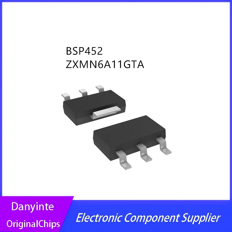 

10Pcs/Lot BSP452 ZXMN6A11 ZXMN 6A11 ZXMN6A11GTA ZXMN6A11G SOT-223