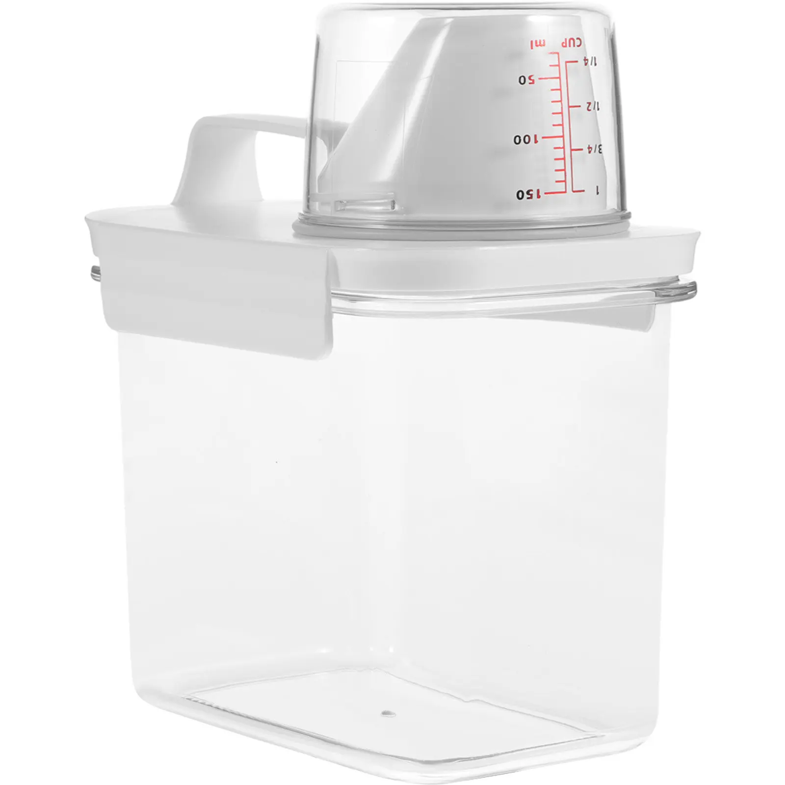 Empty Laundry Soap Container Dispenser for Bathroom Refillable Scent Beads Storage view 6