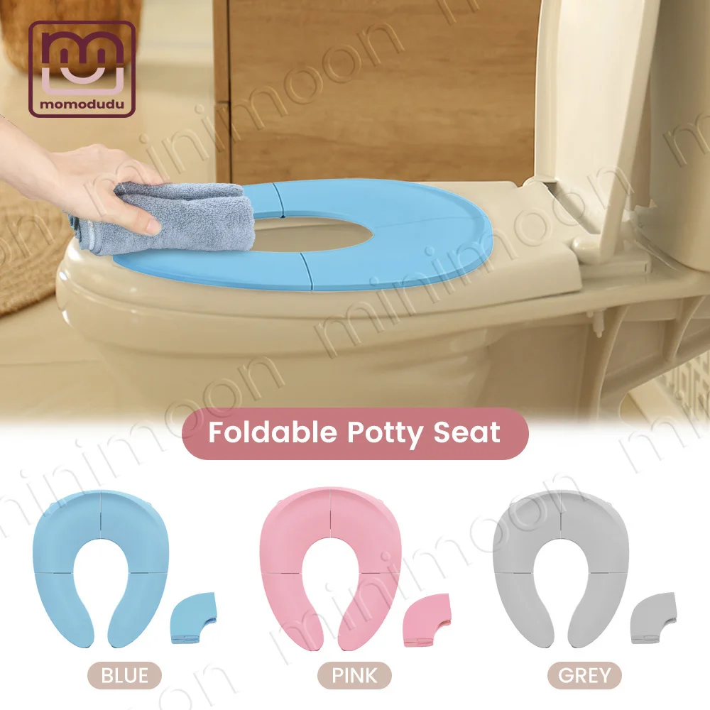 Kids Travel Potty with Secure Suction Cups - Non-Slip Foldable Design for Stable & Safe Use Anywhere