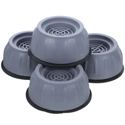 Alfombrilla para lavadora, almohadillas estabilizadoras para lavadora de pies con vibración, antideslizantes y secadora, patas con reducción de ruido, 4 Uds.
