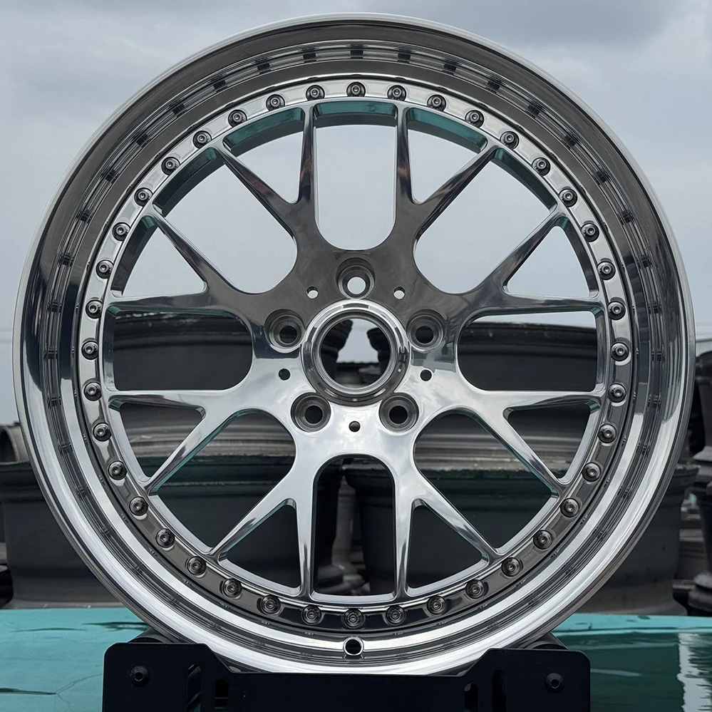 

19 20 21 22 23 24 Inch Forged Racing Car Wheels Custom 5x130 Deep Lip Polished 6061-T6 Alloy Car Wheels For Porsche 718