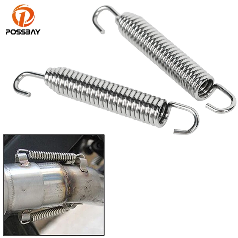 Motorcycle 75mm Exhaust Pipe Muffler Spring Pipe for Yamaha WR500 YZ 250X 125 85 Kawasaki KDX200 KX 250 500 Suzuki RM 250 RMX250