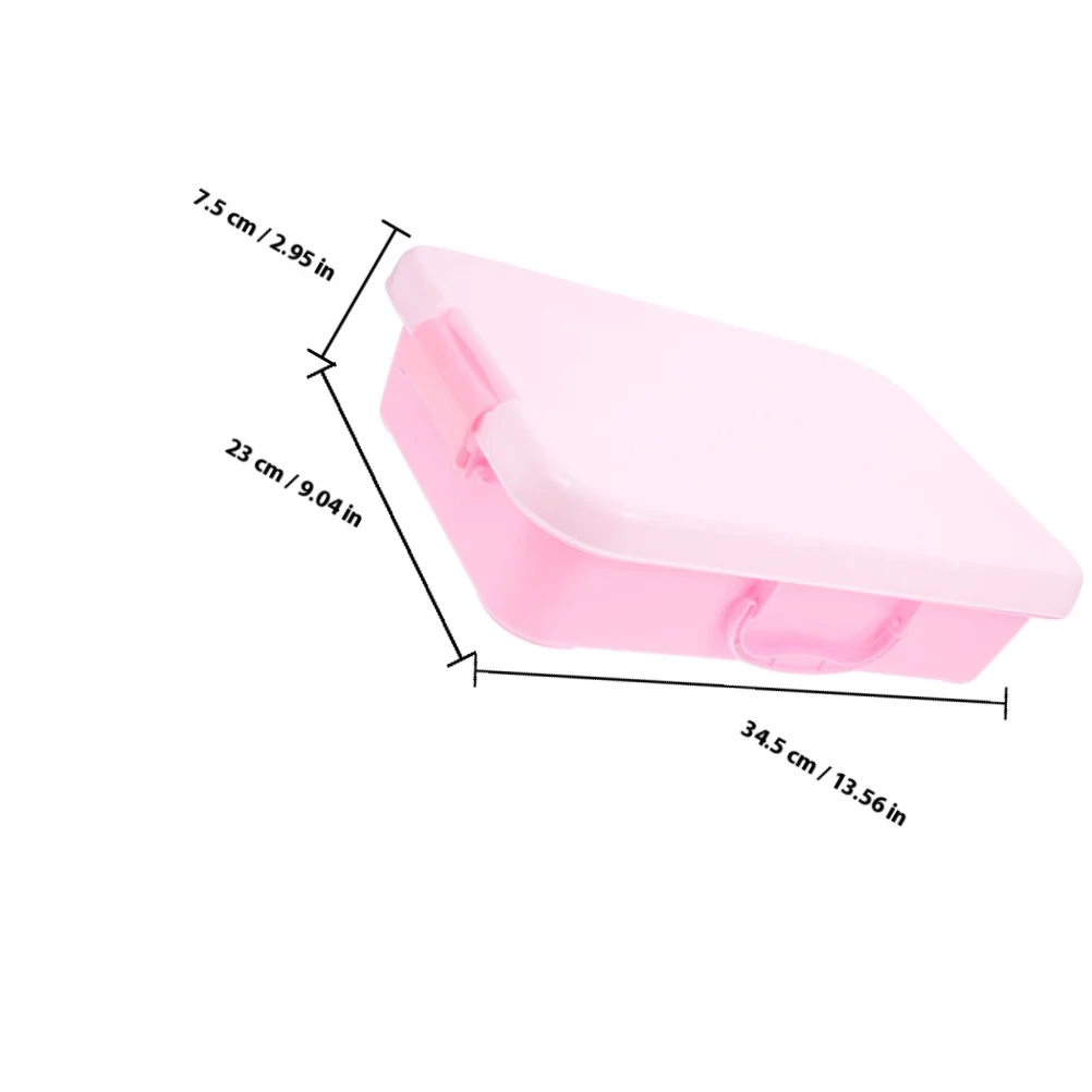 علبة رمل محمولة باليد للأطفال للاستخدام الخارجي والداخلي، تصميم لطيف، صندوق تخزين صغير واسع #4